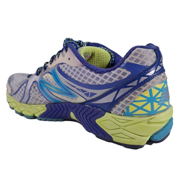 New Balance 870 V3 Running Shoes Women 9.5 B Blue Gray Yellow Athletic W870WB3 - Picture 5 of 16